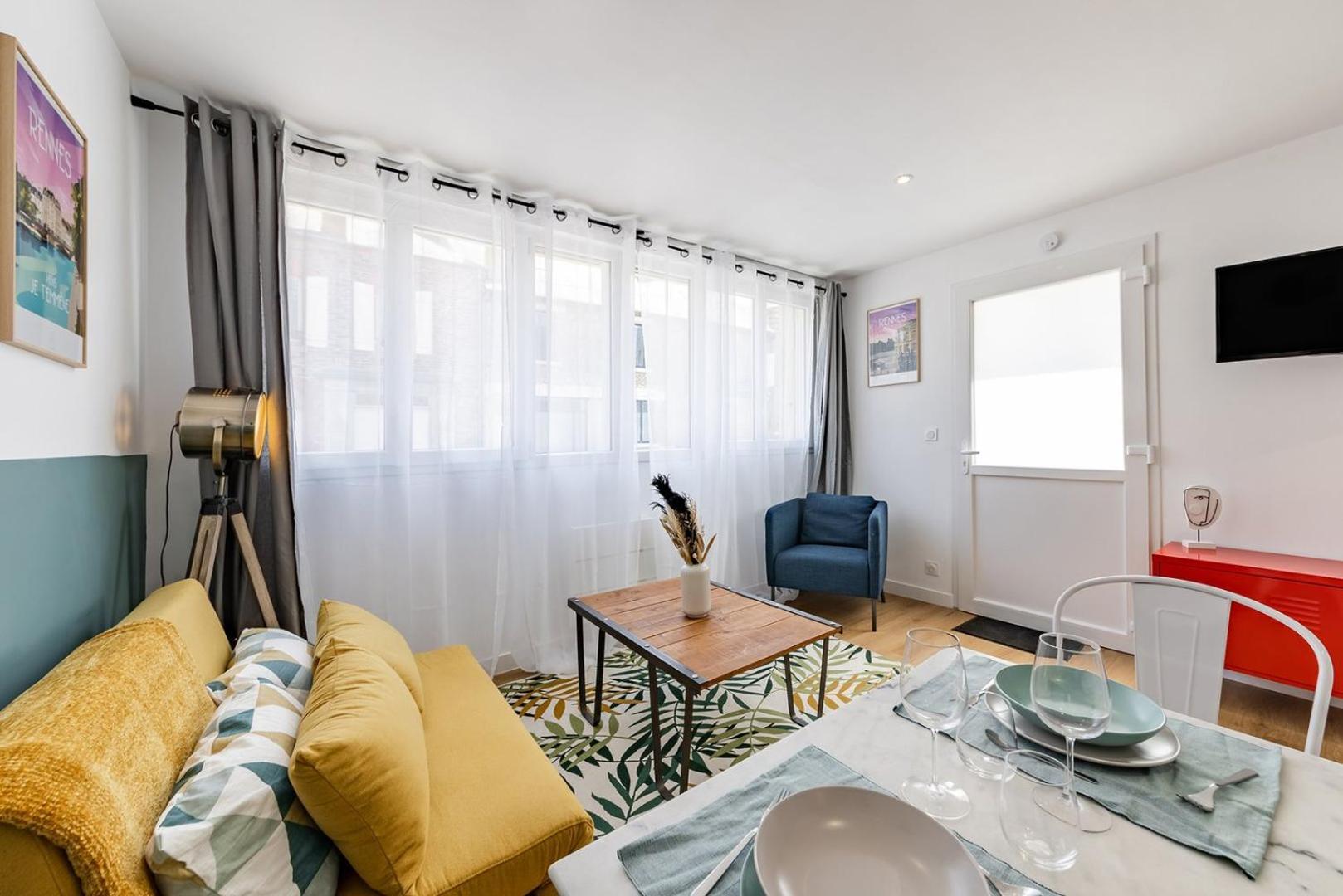 L'Anthracite, Apartement Renove, Tout Confort Saint-Jacques-de-la-Lande Zewnętrze zdjęcie